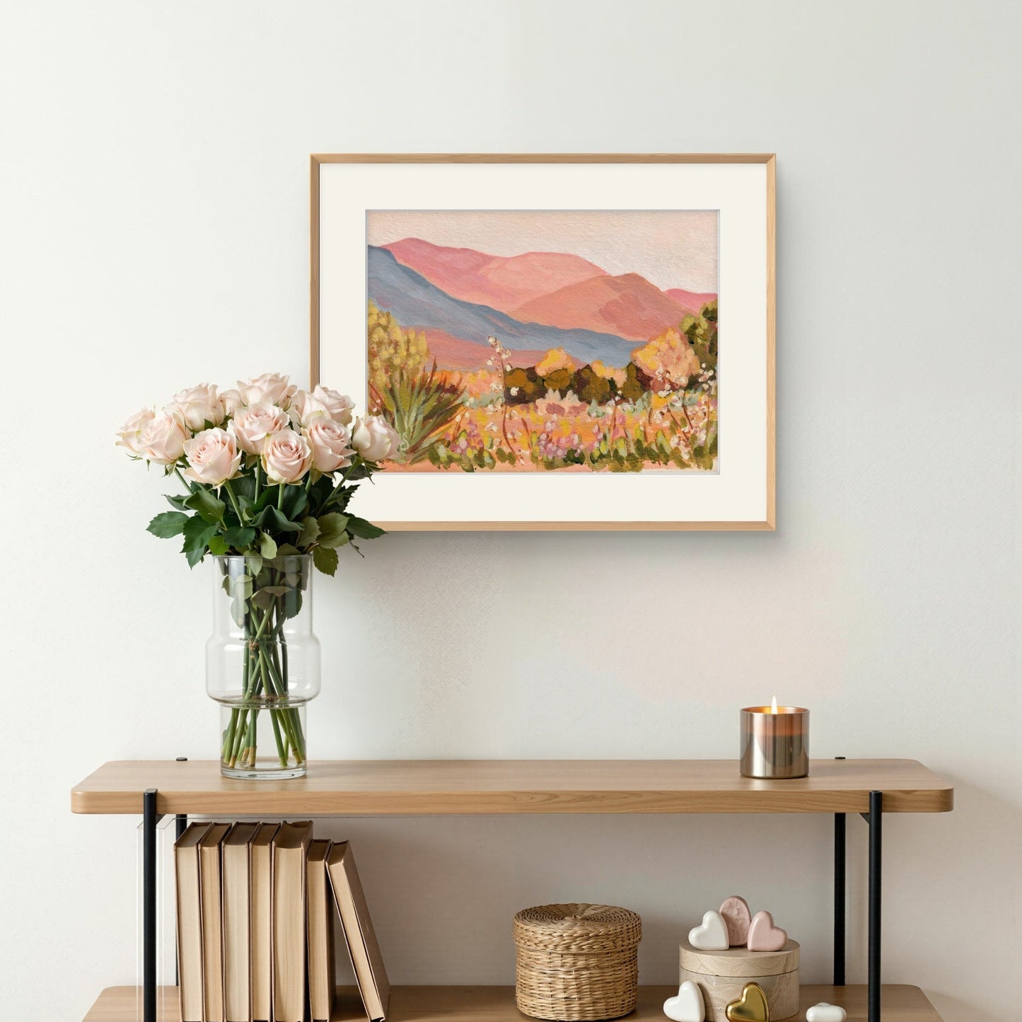 "Held By The Hills" - Original Painting 6"x8"