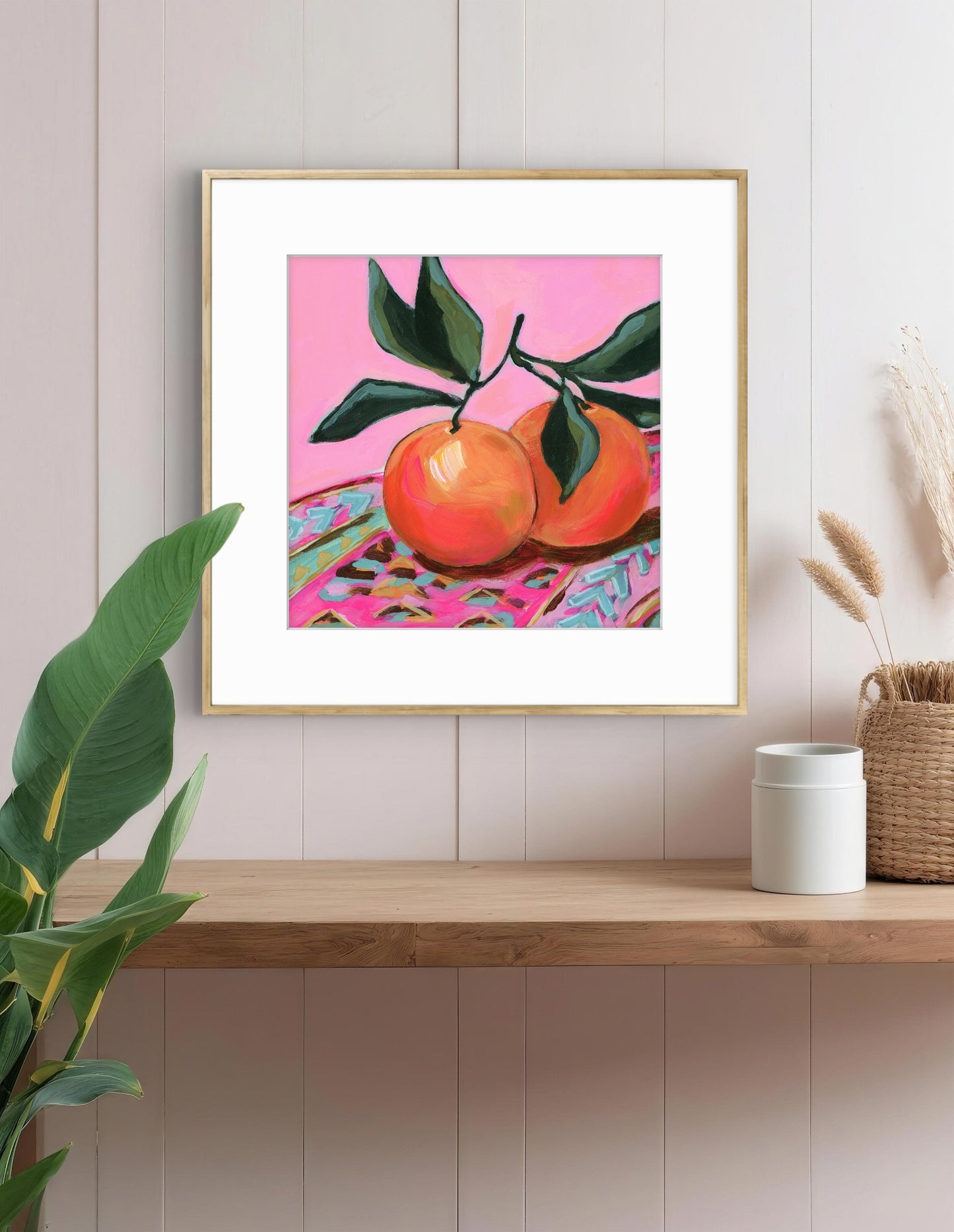 "Southwest Oranges" - Art Print