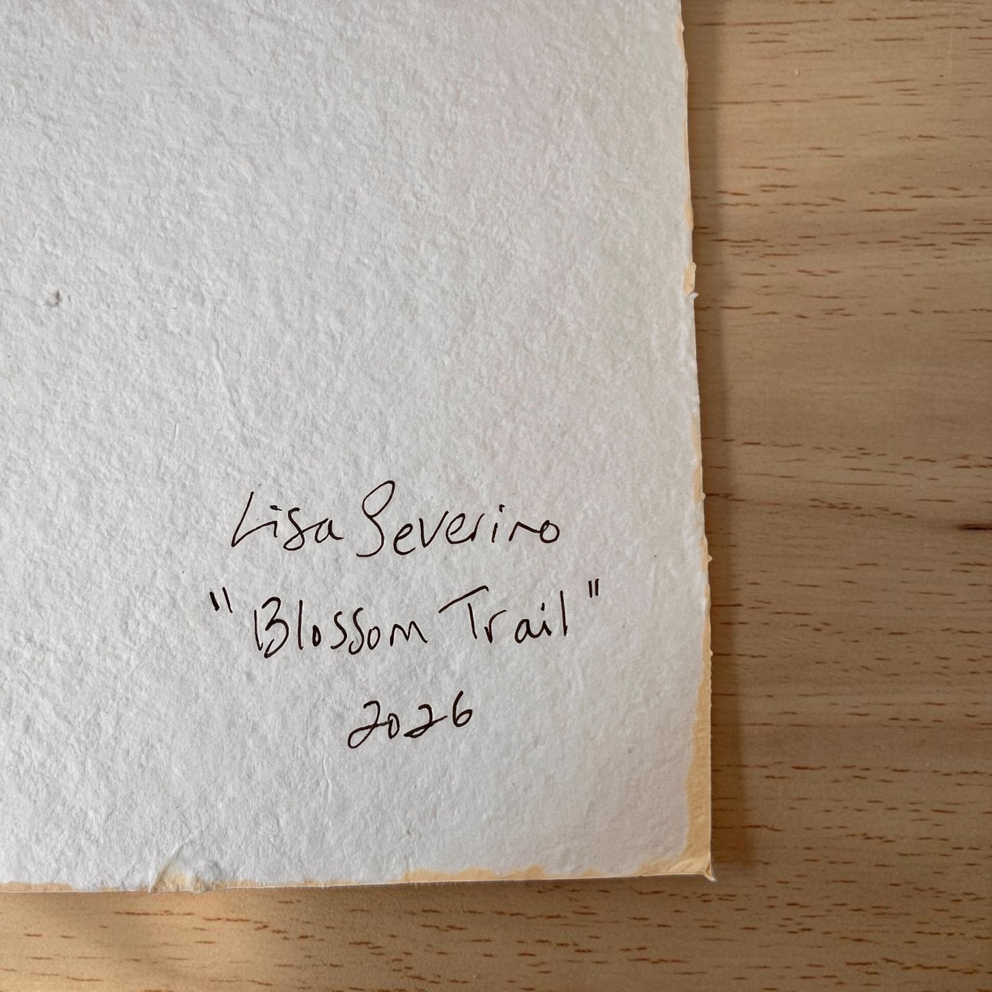 Original Painting: "Blossom Trail" PNW Botanical Art 8"x10"