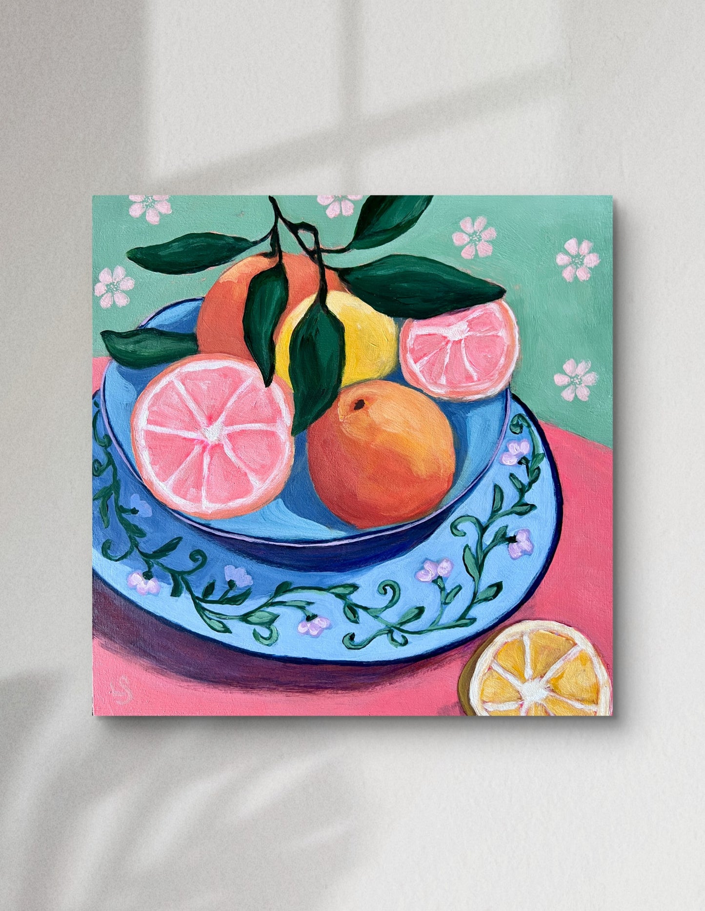 "The Blue Bowl" - Original Art 10"x10"