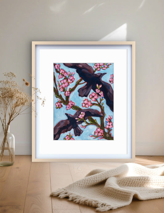 Print: Crows In Springtime