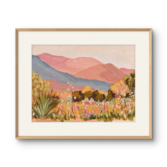 "Held By The Hills" - Original Painting 6"x8"