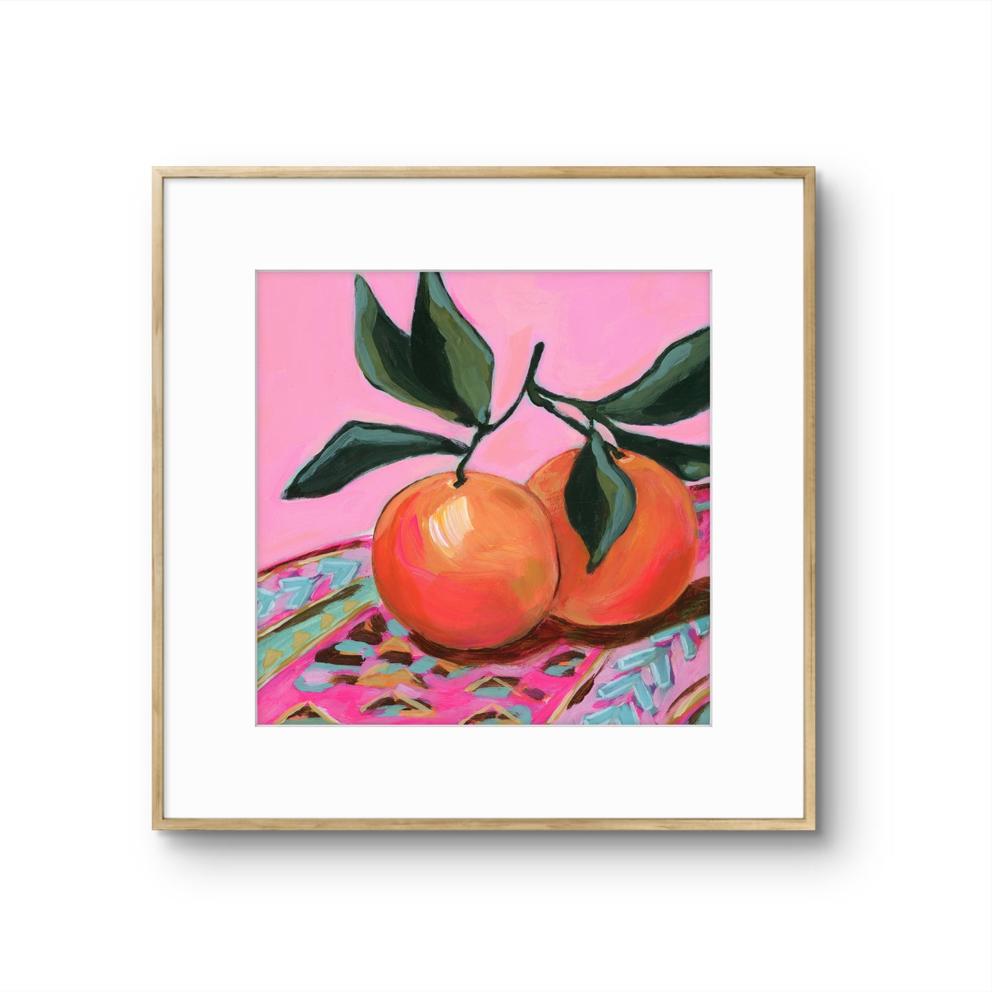 "Southwest Oranges" - Art Print