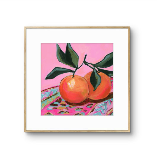 "Southwest Oranges" - Art Print