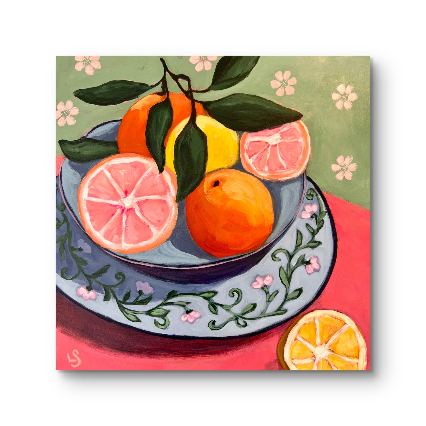 "The Blue Bowl" - Original Art 10"x10"