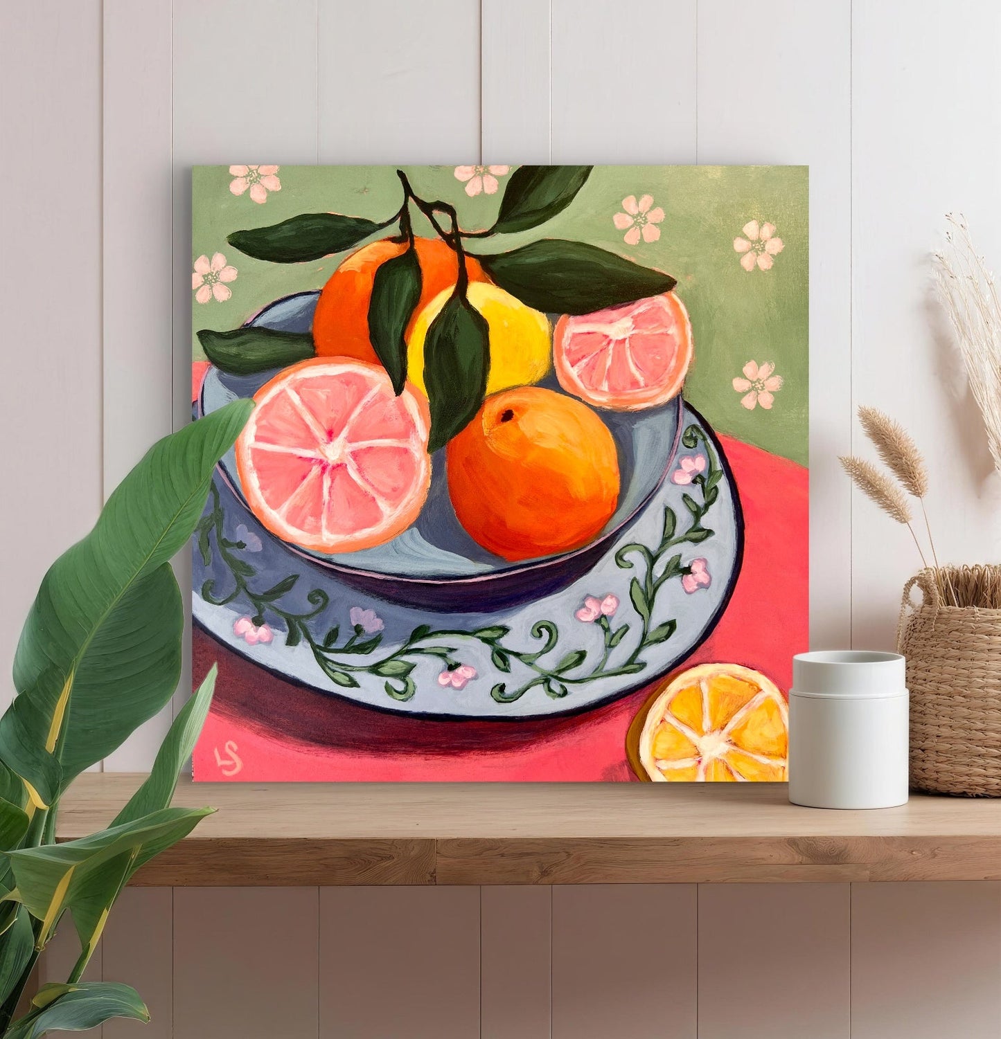 "The Blue Bowl" - Original Art 10"x10"