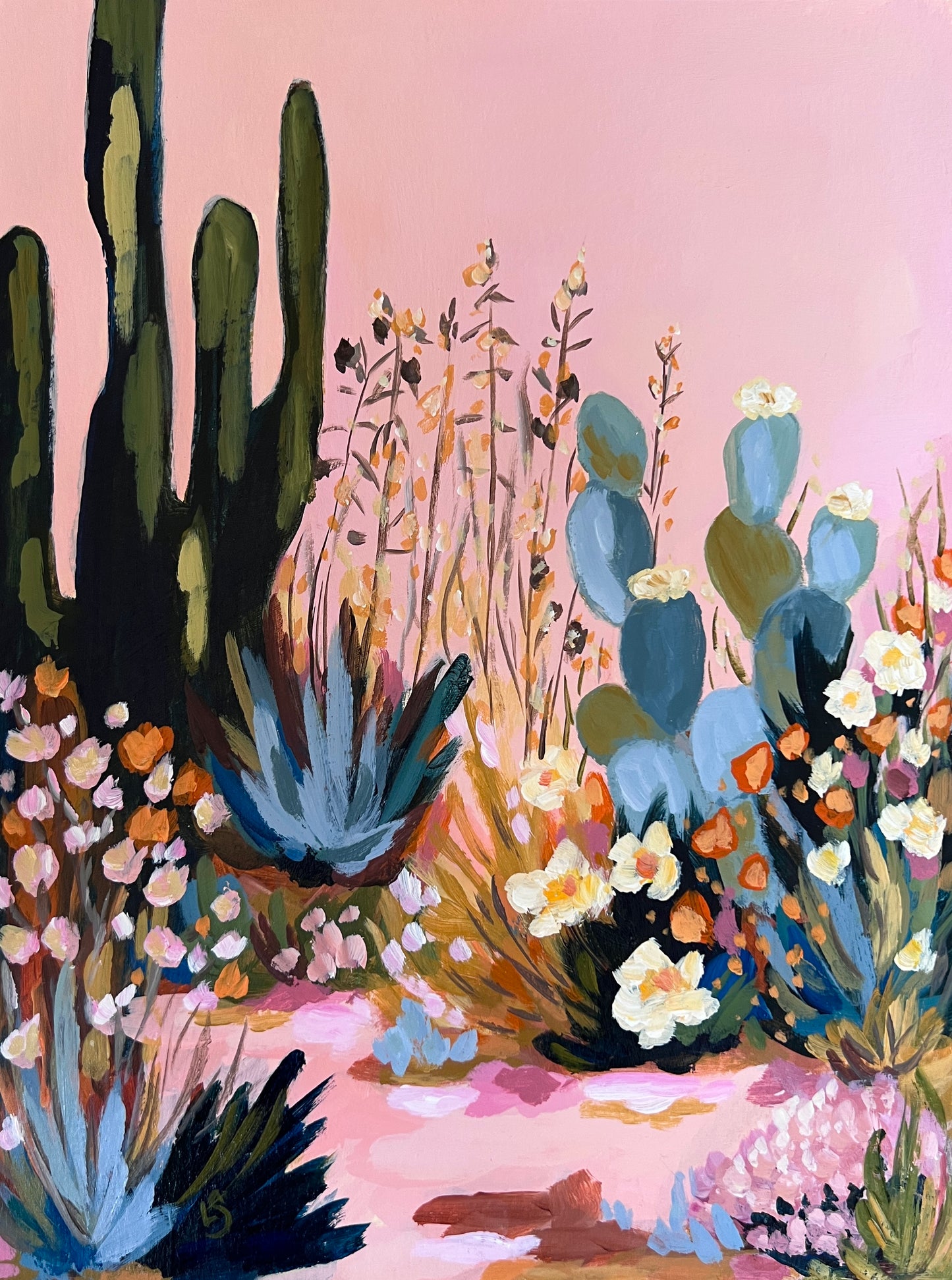 "Desert Daydream II" - Original Painting 9"x12"
