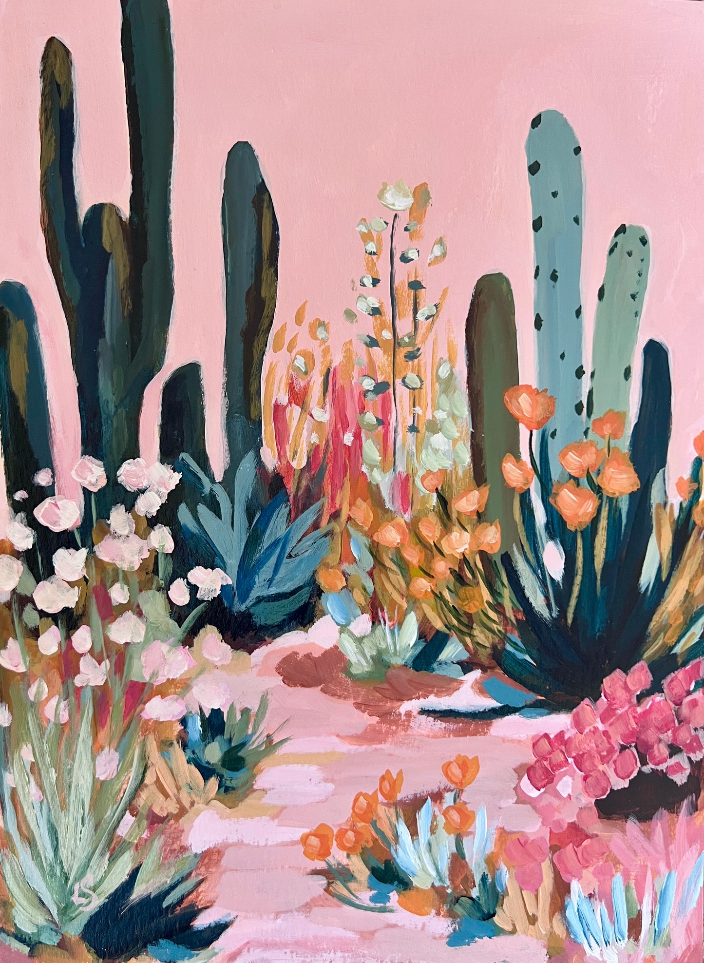 "Desert Daydream I" - Original Painting 9"x12"