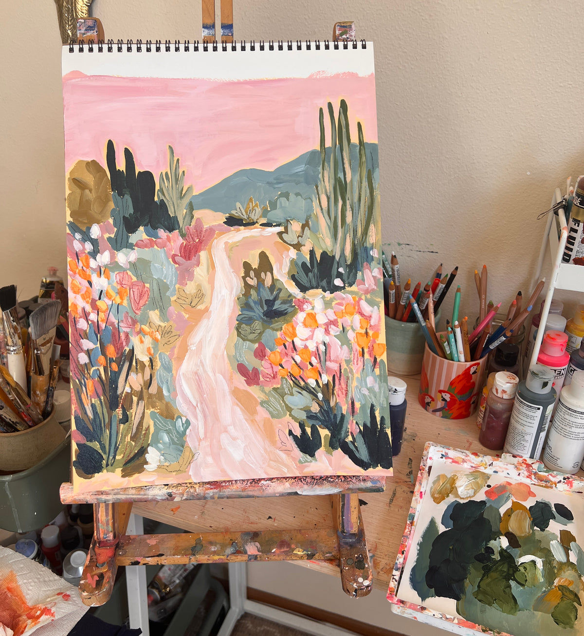 "Desert Dreams" - Original Painting 11"x14"