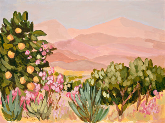 "Warm Earth" - Original Painting 9"x12"