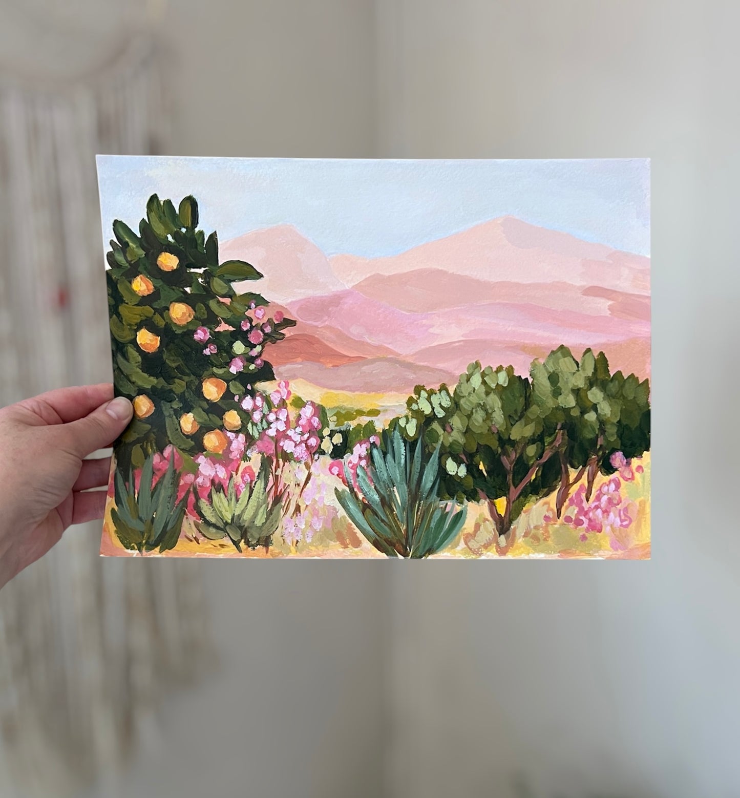 "Warm Earth" - Original Painting 9"x12"