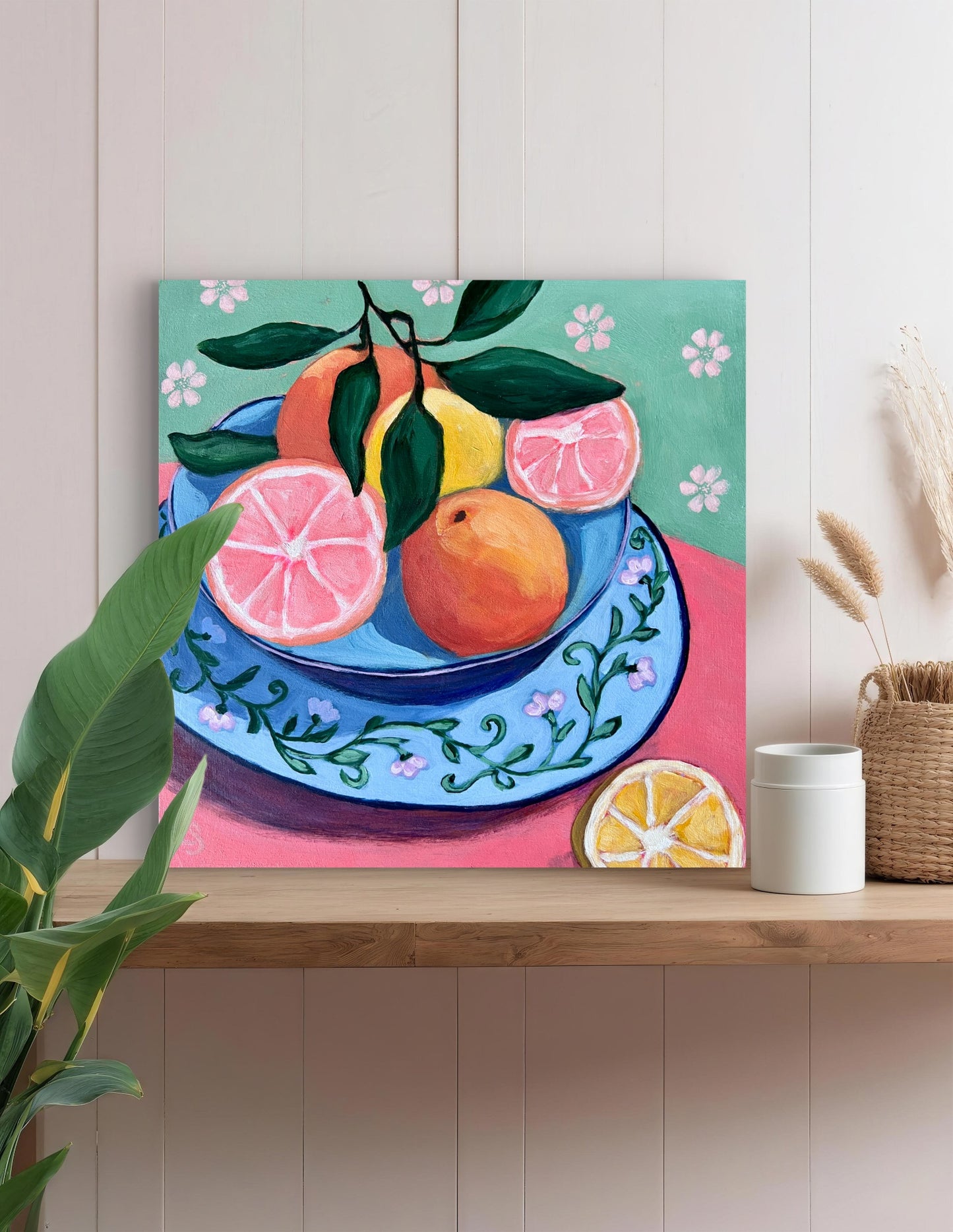"The Blue Bowl" - Original Art 10"x10"